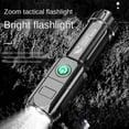 thumbnail image 4 of Injueey Bright Flashlights USB Highlight Outdoor Focusing Lighting Flash Power Torch Waterproof Battery Camping Light Type3 Injueey HA006577-00B, 4 of 6