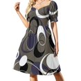 thumbnail image 1 of Robe Ovale Rétro des Années 60 Robe d'Été pour Femmes 2024 Robe de Soirée pour Femmes, 1 of 4