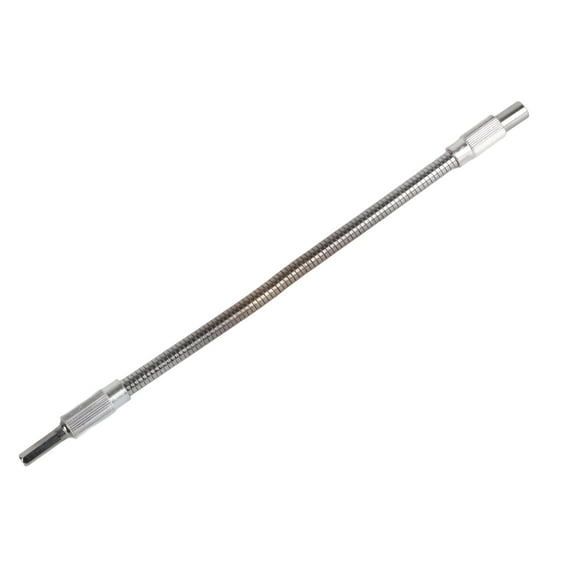1/4Flexible Extension Screwdriver Drill Bit Shaft Holder Connecting Link for Electronic Drill Screwdriver, 1pc Drill Bit Extension for Pivoting Bit Tip Holder (300MM)