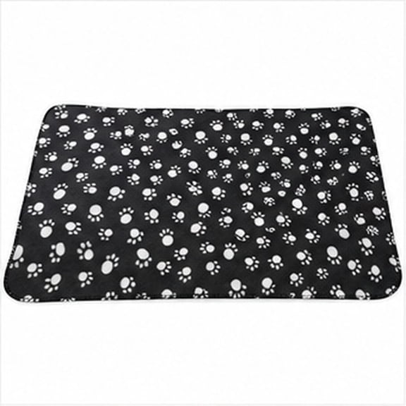 NIYANGLE Black Soft Fleece Pet Throw Blanket Rectangular 1 Pack