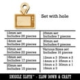 thumbnail image 2 of Vintage TV Television Silhouette Wood Mini Charms Shapes DIY Craft Jewelry - With Hole - 20mm (15pcs), 2 of 7