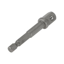 Unique Bargains 1pcs Universal Impact Socket Extension Bar 65x12mm Extension Socket Tool Titanium Tone High Carbon Steel for Car Motorcycle Dirtbike 3/8" Drive