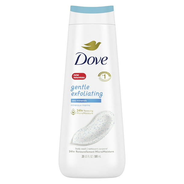 Dove Body Wash Gentle Exfoliating Sea Minerals Cleanser  20 oz
