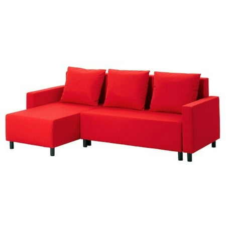 Ikea Sleeper sectional, 3-seat, Granån red