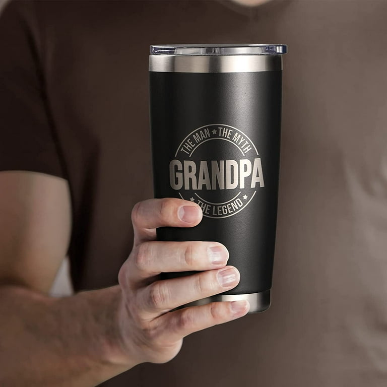 Grandpa Christmas Day Gift - 20 OZ Tumblers Gifts For Grandpa, Grandfather,  Men from Granddaughter, Grandson, Grandkids - Best Grandpa Ever Christmas  Birthday Gift Funny Presents Boxed Insulated Cups 