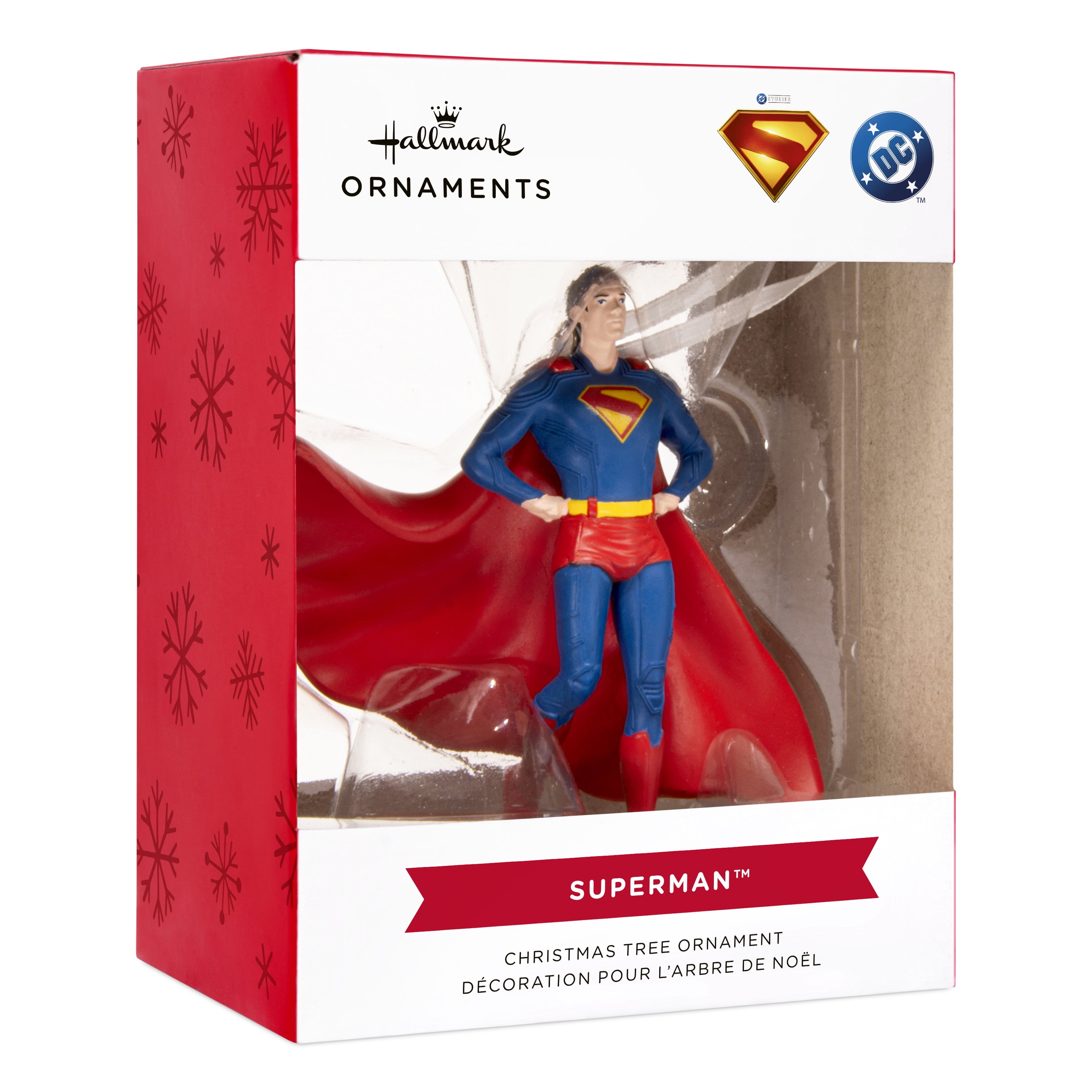 Hallmark Christmas Ornament (DC Superman), 1 Count, 1 Count