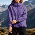 thumbnail image 2 of yillto Womens Lightweight Windbreaker Jacket Hooded Zip up Athletic Jackets Windproof with Pockets, 2 of 7