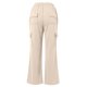 thumbnail image 5 of Pantalones rectos lisos con cintura elástica para mujer - Diseño con tirantes, poliéster, ropa informal - Tallas S-XXL, 5 of 6