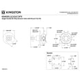 thumbnail image 2 of Kingston KS4032TX French Country Single-Handle Six-Way Diverter Valve with Round Trim Kit in Polished Brass, 2 of 5
