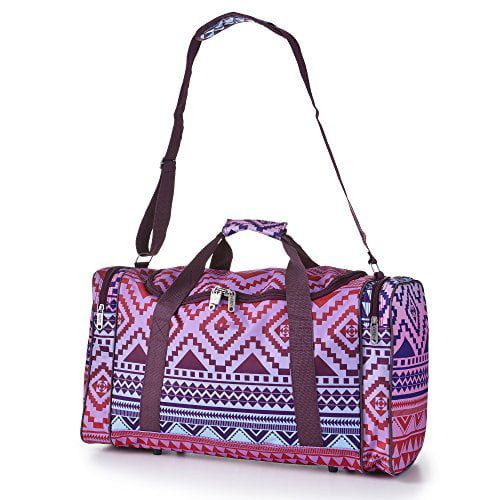 Womens Ladies Travel Bag Holdall Hand Luggage Weekend Gym Carry on Handbag Tote 