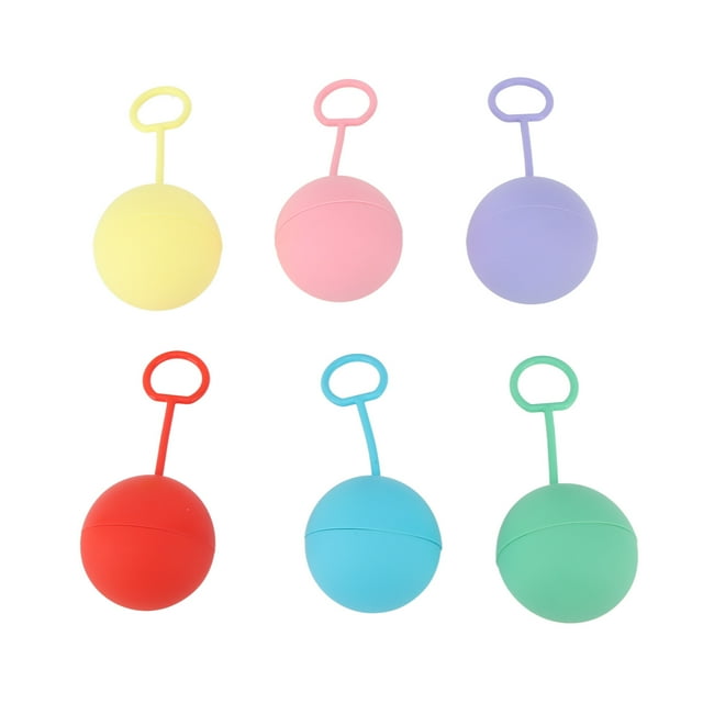 Globos de agua de silicona, 6 piezas de agua reutilizable, globos de agua reutilizables, globos de agua para niños, acabado de lujo