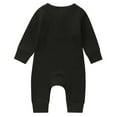 thumbnail image 4 of Edvintorg 0-18Months Newborn Romper Long Sleeve Clearance Fashion Infant Girl Clothes Solid Color Round-Neck Baby Spring Autumn Boys Clothes Comfortable Rompers, 4 of 7