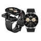 thumbnail image 2 of Cateissary Reloj inteligente con auriculares Carga magnética Comodidad indolora Reducción de ruido bidireccional Sonido del reloj inteligente Relojes inteligentes dorado, 2 of 6
