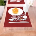 thumbnail image 5 of XMXT 1 Pcs Woven Placemats, Christmas Digital Prints Stain Resistant Anti-Skid Placemat for Kitchen Table, 12 x 18 inches, 5 of 6