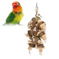 thumbnail image 3 of Coconut Shell Toy, Poultry Beak Grinding Tool Hanging  Play Accessories Lightweight Chew Portable Toy, 3 of 8