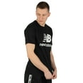 thumbnail image 3 of New Balance Men's Essentials Stacked Logo Tee Black mt01575-bk, 3 of 6