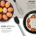 thumbnail image 4 of Kitchen Utensil Set - 33 Piece Silicone Cooking Utensils - Nonstick Cookware Safe - Stainless Steel & Silicone Spatula Set - Heat Resistant Kitchen Gadgets for Home Cooking, 4 of 7