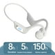 thumbnail image 1 of Auriculares inalámbricos de conducción ósea Open-Ear 360 Auriculares deportivos impermeables flexibles para reuniones de negocios deportivos Unidad de , blanco, 1 of 10