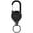 Black, variant on 3 in 1 New Multifunctional Retractable Pull Reel Carabiner Keychain, Heavy Duty Carabiner Badge Holder & Retractable Keychain with Badge Strap and Key Ring