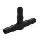 thumbnail image 1 of Drip Irrigation Barbed Connectors, Universal Barbed Tee Fittings 100Pcs, Fits 1/4 inch Drip Tubing (, 1 of 5