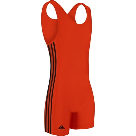 UPC: 0818423011912 | adidas Three Stripe Wrestling Singlet