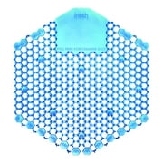 Wave 3d Urinal Deodorizer Screen, Cotton Blossom Scent, Blue, 10/box, 6 Boxes/carton