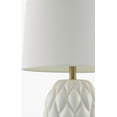 thumbnail image 6 of Livabliss Table Lamps, 22" Cagli Cottage Bedside Nightstand Table Lamp for Bedroom Living Room Office, White Body with White Shade (22"H x 14"W x 14"D), 6 of 6