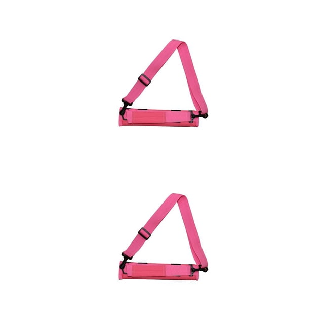 Bolsa de hombro Naiovety Mini bolsa de palos de golf Unisex con correa ajustable Rosa Rosado 2Conjunto