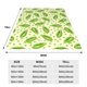 thumbnail image 3 of Balery Green Peas Manta de Felpa Suave y Acogedora – Cobija de Franela Aterciopelada para Cama, Lavable y Cálida para Sofá, Mascotas, Transpirable-40"x30", 3 of 7