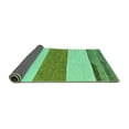 thumbnail image 2 of Ahgly Company Indoor Rectangle Solid Turquoise Blue Modern Area Rugs, 2' x 4', 2 of 4