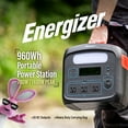 thumbnail image 3 of Energizer 960Wh 300000 mAh Portable Power Station w/ LiFePO4 Battery - USB A + TYPE-C + DC + LED Light + Carry Bag, 3 of 11