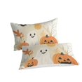 thumbnail image 2 of Textiles de Maison Dessin Animé Ghost Citrouille Sorcière Imprimée Ensemble de Housse de Couette Mode Enfants Adultes, 2 of 4