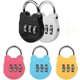 thumbnail image 1 of Combination padlock, 5 pieces mini combination padlock, combination padlock, combination padlock, durable, high security, for suitcases or backpacks, 1 of 4