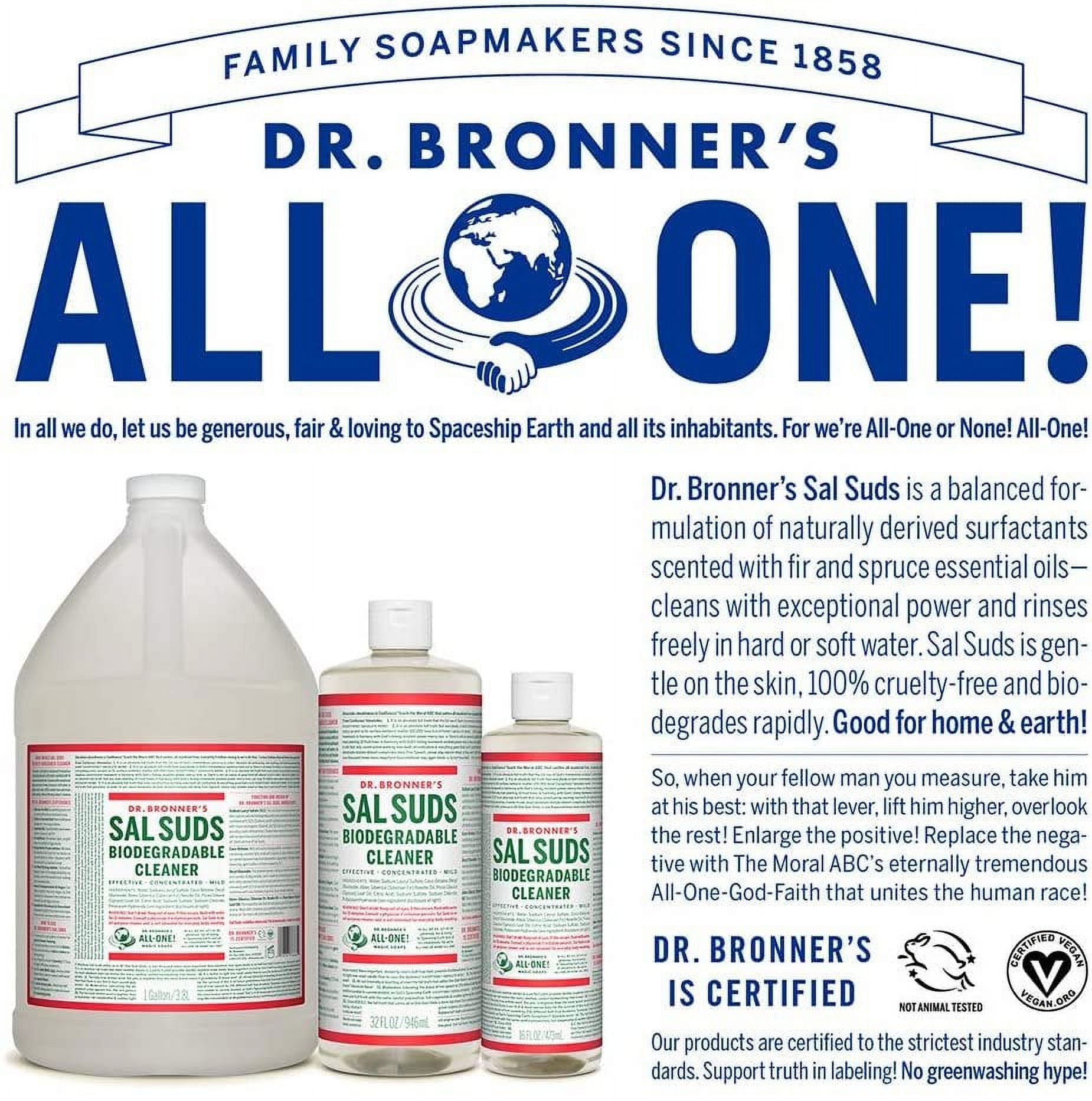 Dr. Bronner's Sal Suds Biodegradable Cleaner - 16 fl oz (473 ml) 