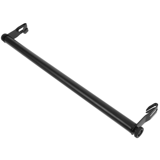 Barra de acero al carbono para armario: barra para colgar ropa, resistente, para secar ropa, estantería de alambre de 40 cm.