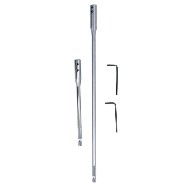Drill Bit Hex Extension, Durable Maximum Accuracy Control Drills Extensions Bar 2Pcs for Screws