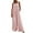 Pink, variant on Abcnature Women's Loose Sleeveless Jumpsuits Adjustable Spaghetti Strap Stretchy Long Pant Romper with Pockets, Solid Button Suspender Jumpsuits Wide Pocket Leg Pant Recommend Weight 88 to 99lb