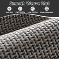 thumbnail image 2 of SIXHOME Kitchen Rugs 20"x32" Semicircular Kitchen Mat Non-Slip Twill Kitchen Floor Mats Washable Half Circle Small Throw Rug Brown, 2 of 6