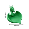 thumbnail image 3 of Dragon Shaped Decorative Tray Figurine 3D Printed Tabletop Jewelry Key Storage Organizer Gothic Desktop Display Ornament, 3 of 6