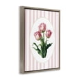 thumbnail image 2 of Stupell Industries French Country Spring Tulips on Stripes Brown Floating Frame Canvas Art, 25 x 31, by Ink Drop Loft, 2 of 8
