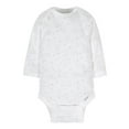 thumbnail image 3 of Gerber Baby Boy or Girl Gender Neutral Onesies Long Sleeve Bodysuits, 6-Pack, 3 of 8