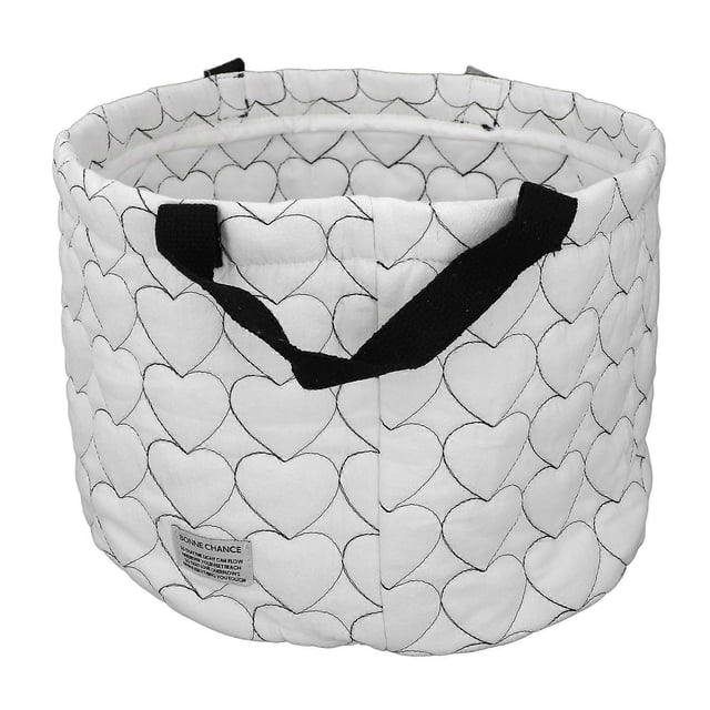 Baby Diaper Caddy Organizer for Blankets Organizing Cotton Foldable Nursery Storage Bin Laundry Hamper