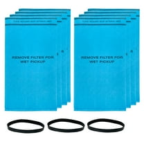 8 Pack Wet Dry Filter Bags Compatible with WORKSHOP WS01025F2, Craftsman 9-38737, MultiFit VF2000, Select 2 to 5-Gallon Shop Vac Vacuum Stinger Craftsman Husky (with 3 Retaining Bands)