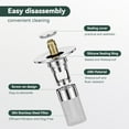 thumbnail image 3 of 2Pcs Bathroom Sink Stopper Hair Catcher, Pop Up Sink Drain Stopper with Removable Stainless Steel Filter Basket Hair Catcher,for US Universal Kitchen Bathroom Basin Sink Stopper Replacement., 3 of 8