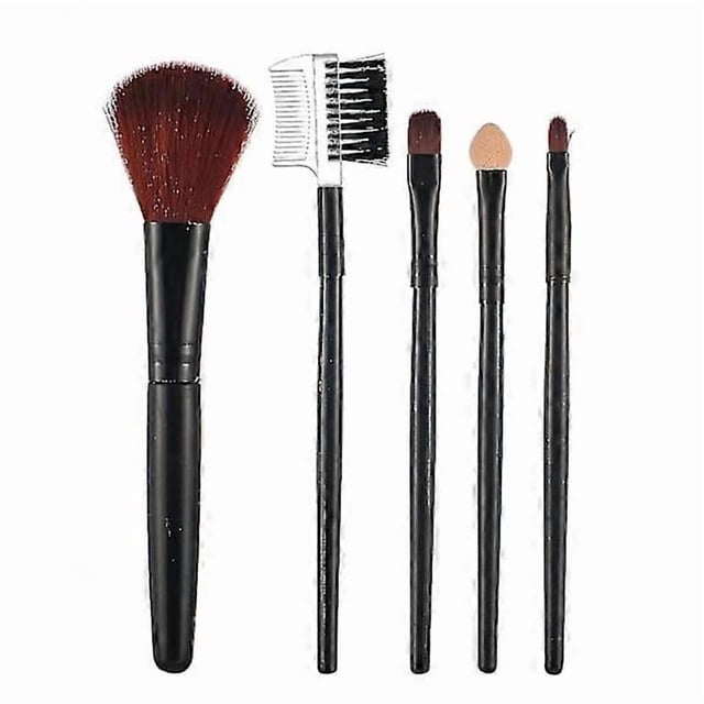 5 Makeup Brushes Eyeshadow Foundation Eyebrow Cosmetic Brush Set Beauty Tools