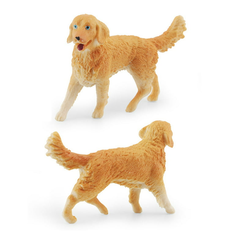 8PCS Mini Dog Figurines Toy Set, Realistic Plastic Puppy Figures Playset,  Hand Painted Miniature Dog Animal Toys