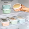 thumbnail image 7 of Berry Storage Containers 2 Pcs – Small Round Airtight Plastic Jars with Lids, Leakproof Crisper Box for Fruits, Snacks, Cheese, Lunch Meat, Fridge Organizer, Stackable, 7 of 7