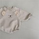 thumbnail image 2 of Gibobby Mamelucos para bebe niño Bebé recién nacido infantil niñas niños primavera otoño sólido manga larga Sudadera con capucha ropa(Gris, 6-12 Meses), 2 of 5