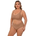 thumbnail image 2 of Daystry Plus Size Everyday Bras for Women Full Coverage Soft Sleep Wirefree Bras New Upgrade, 2 of 10