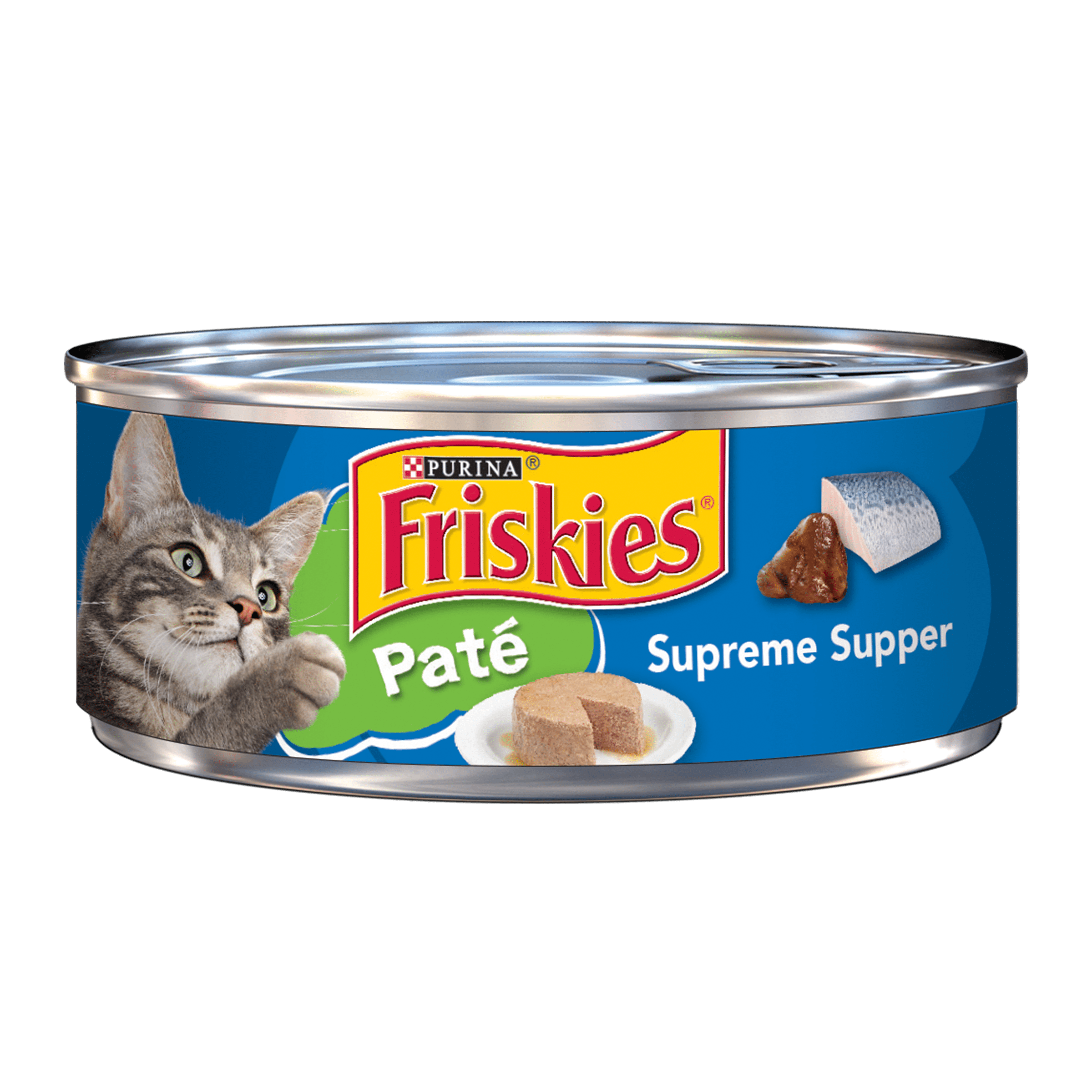 Friskies Pate Wet Cat Food, Pate Supreme Supper 5.5 oz. Can